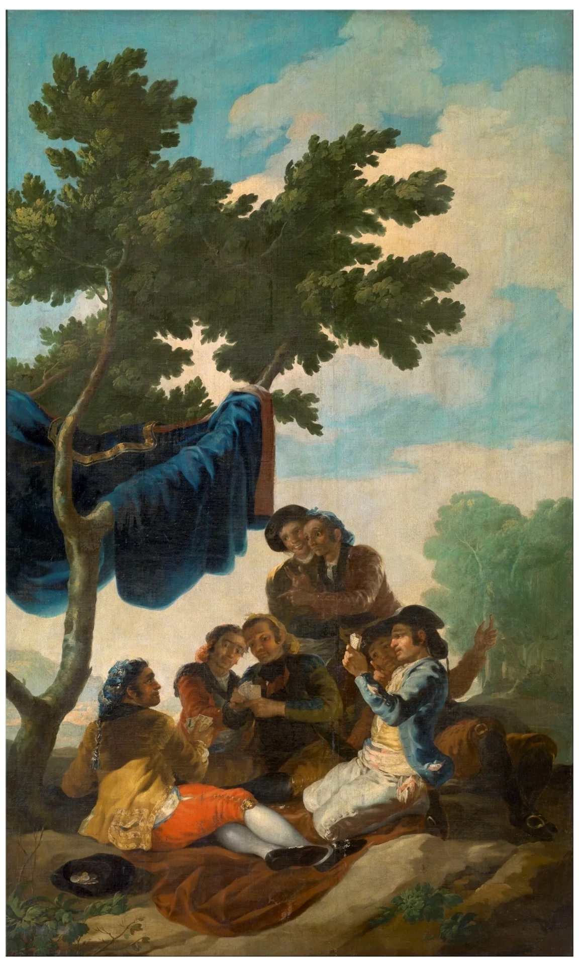 Card Players, detail