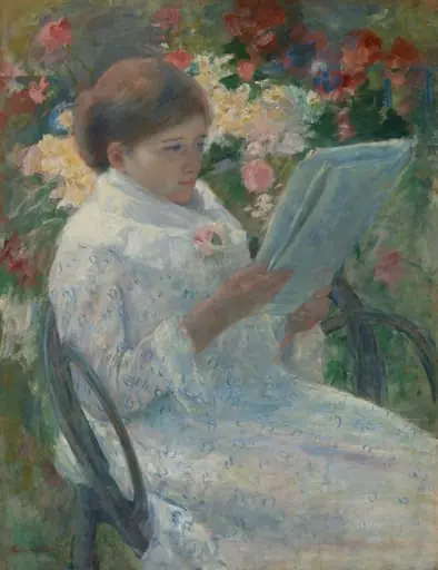 On a Balcony, by Mary Cassatt, oil, 1878