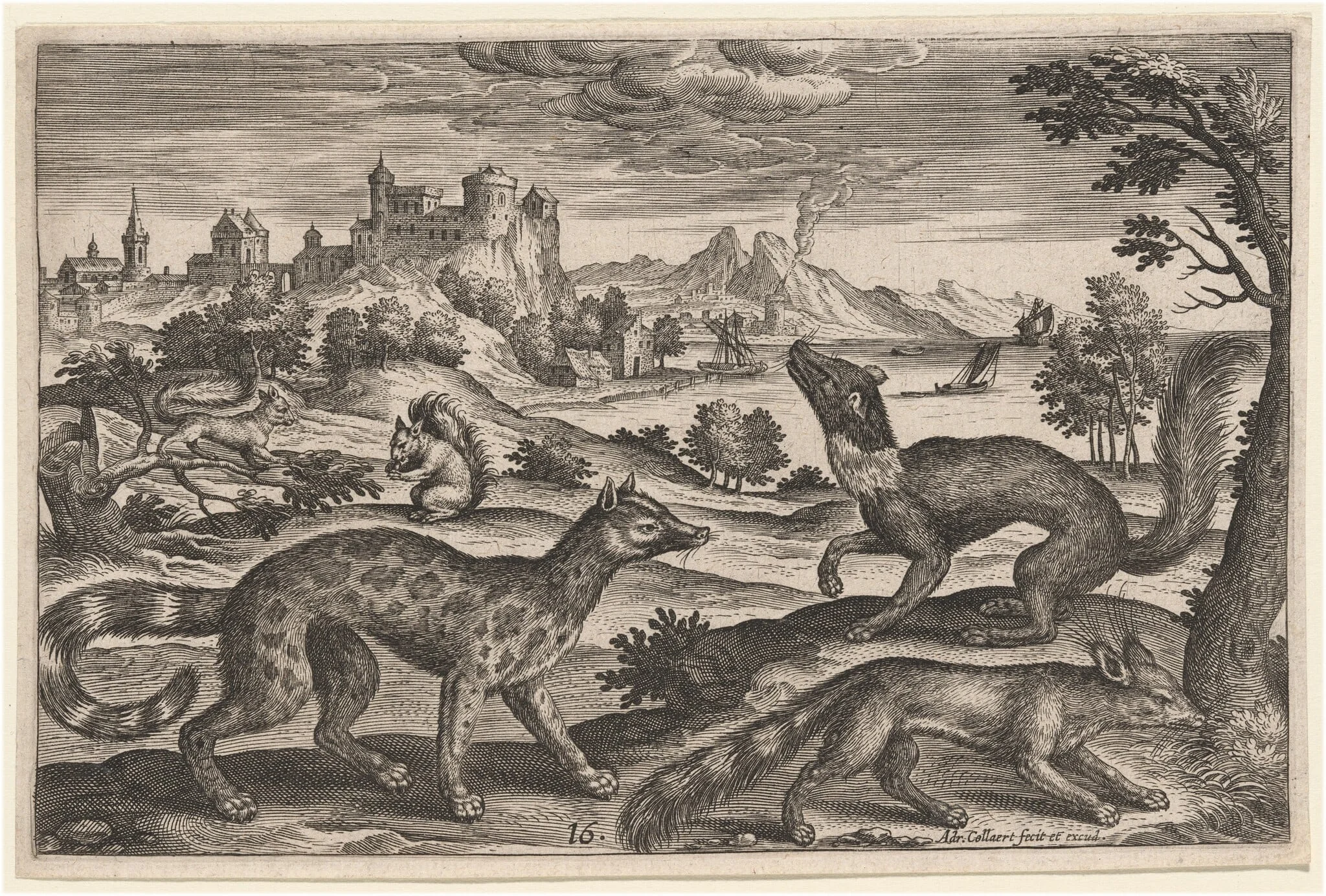 Weasels and Squirrels, detail