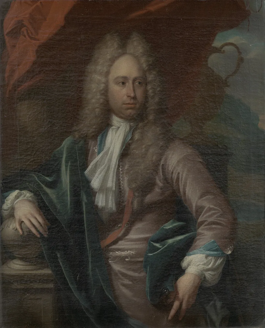 Portrait of Caspar Adriaen Parduyn, Bailiff of Middelburg, by Philip van Dijk, oil, 1750