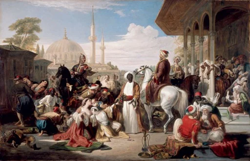 The Slave Market, Constantinople, detail