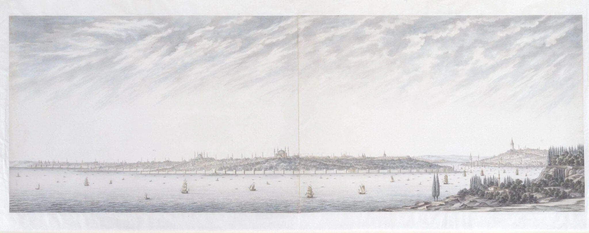 Constantinople from the Asian shore, detail