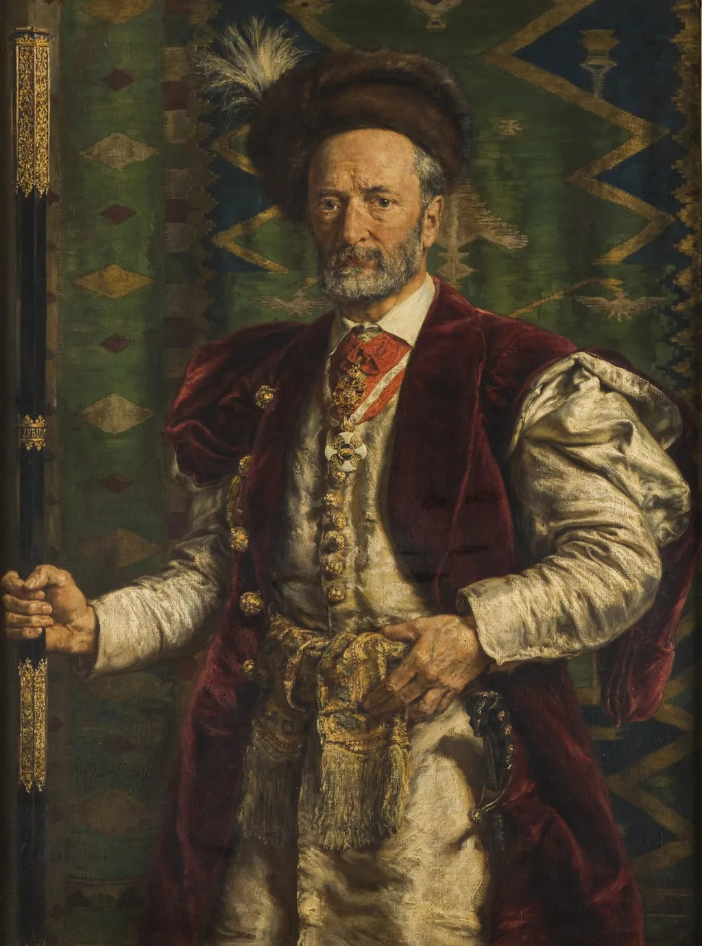 Portret Mikołaja Zyblikiewicza (obraz Jana Matejki), by Jan Matejko, oil