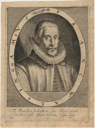 Sir Francis Walsingham, by Willem de Passe, ink, 1620