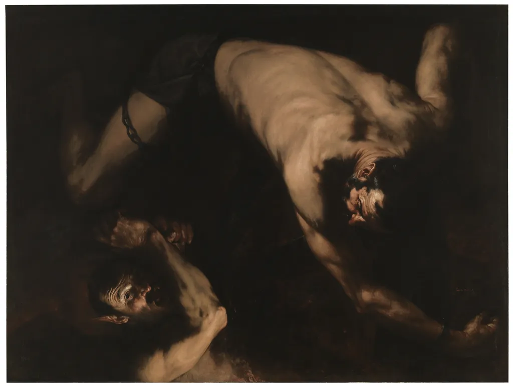 Ixion, by Jusepe de Ribera, oil, 1632