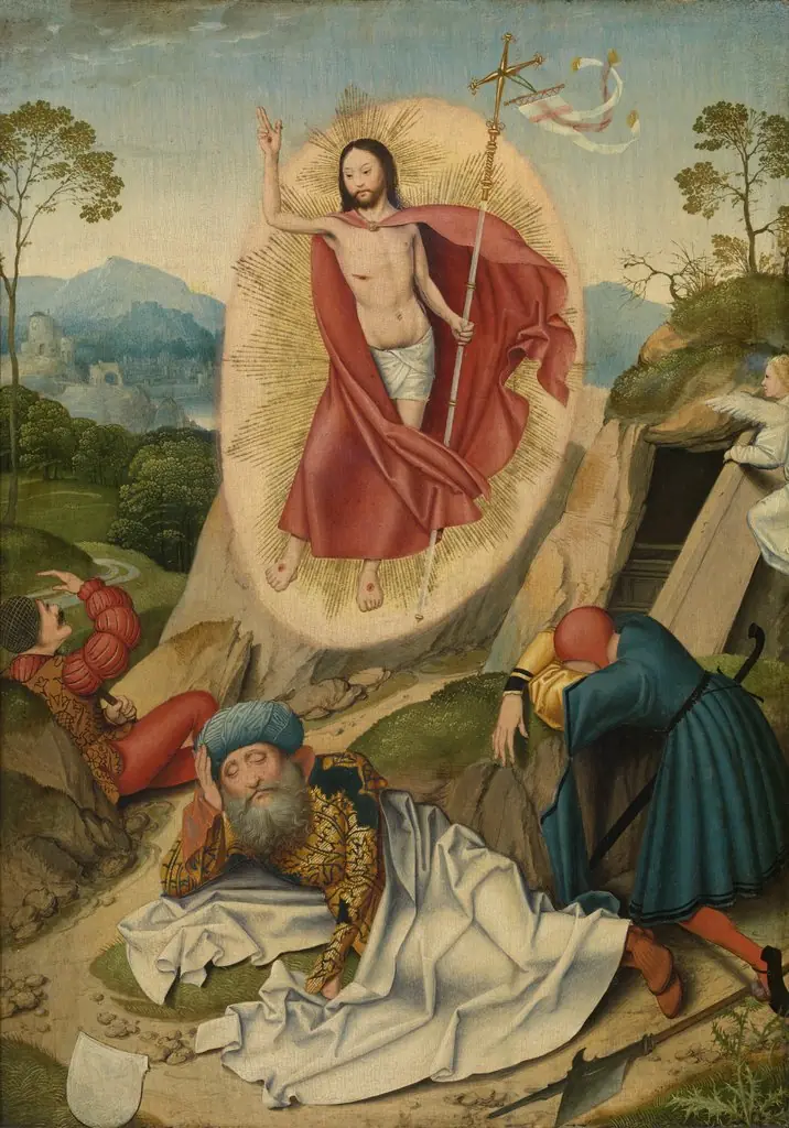 Resurrection of Christ, by Bartholomaeus Bruyn the Elder, oil