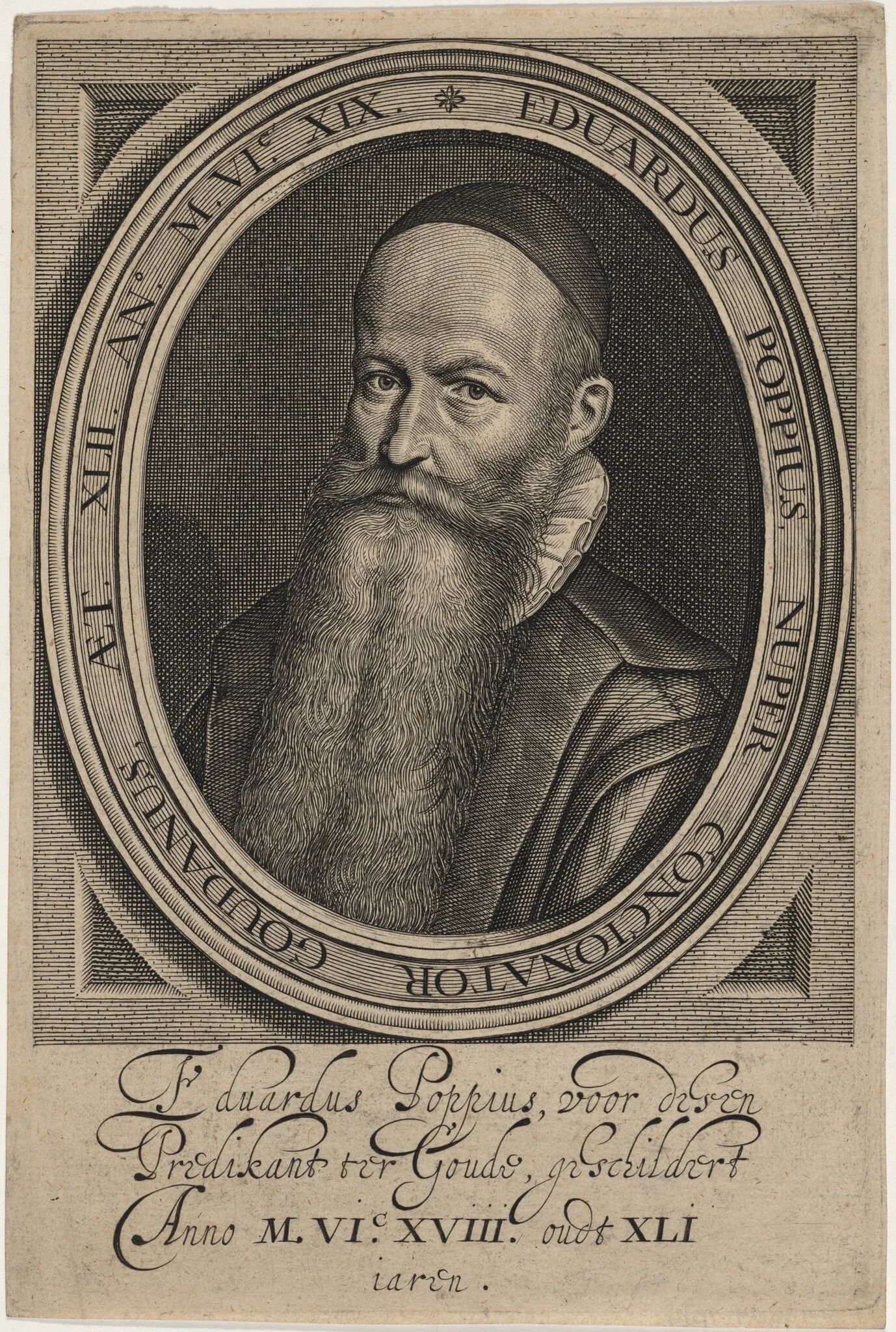 Eduardus Poppius, Preacher, detail