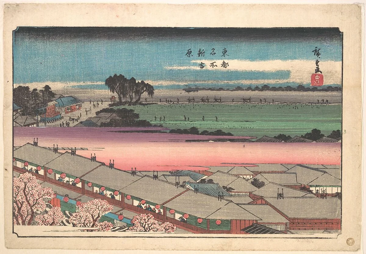 東都名所 新吉原|Shin Yoshiwara, detail