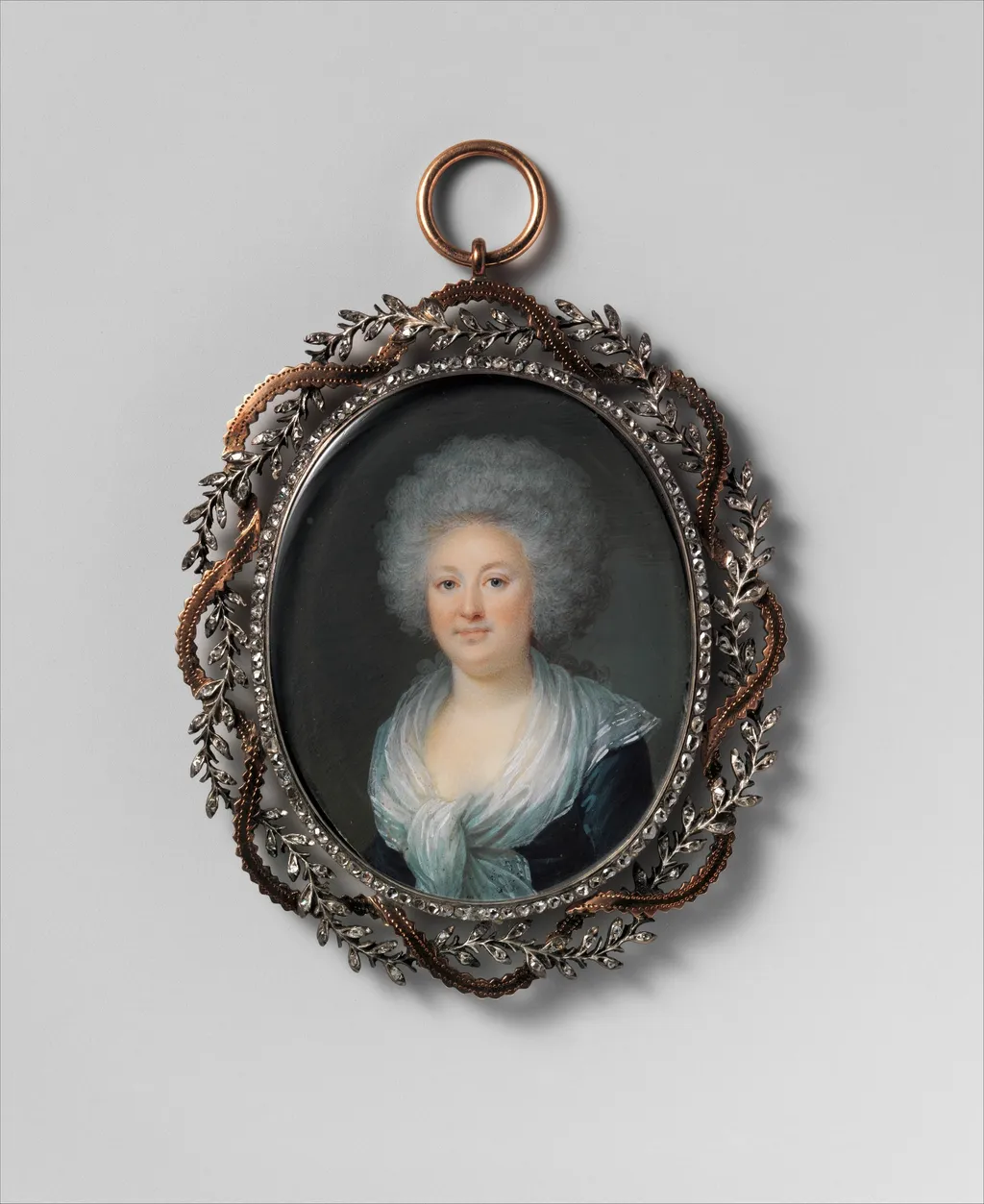 Portrait of a Woman, by Maximilien Villers, ivory, 1796