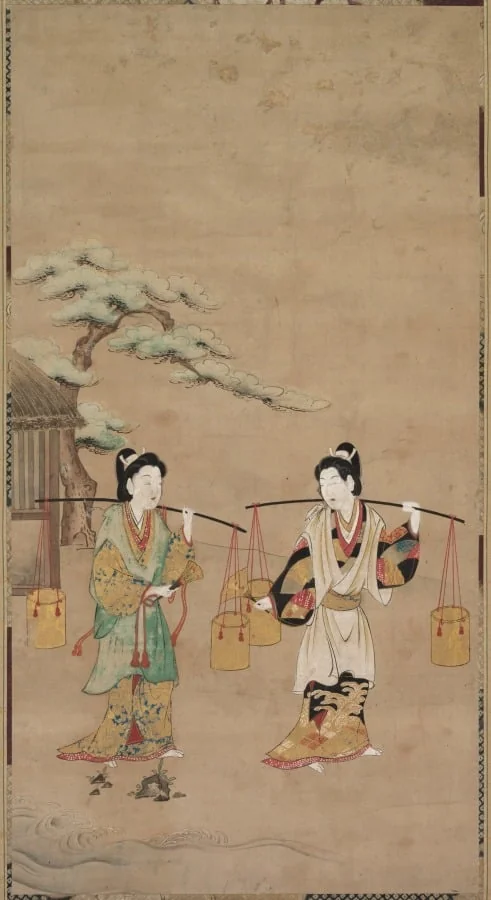Scene from a Noh Play, detail