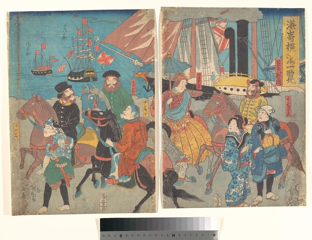港崎横浜一覧|A Glance at Miyosaki, Yokohama, detail