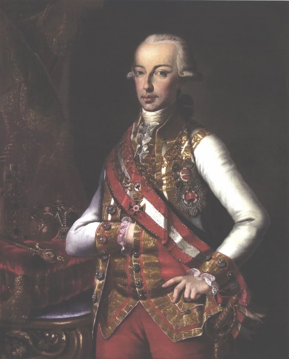 Portretul lui Iosif al II-lea, detail