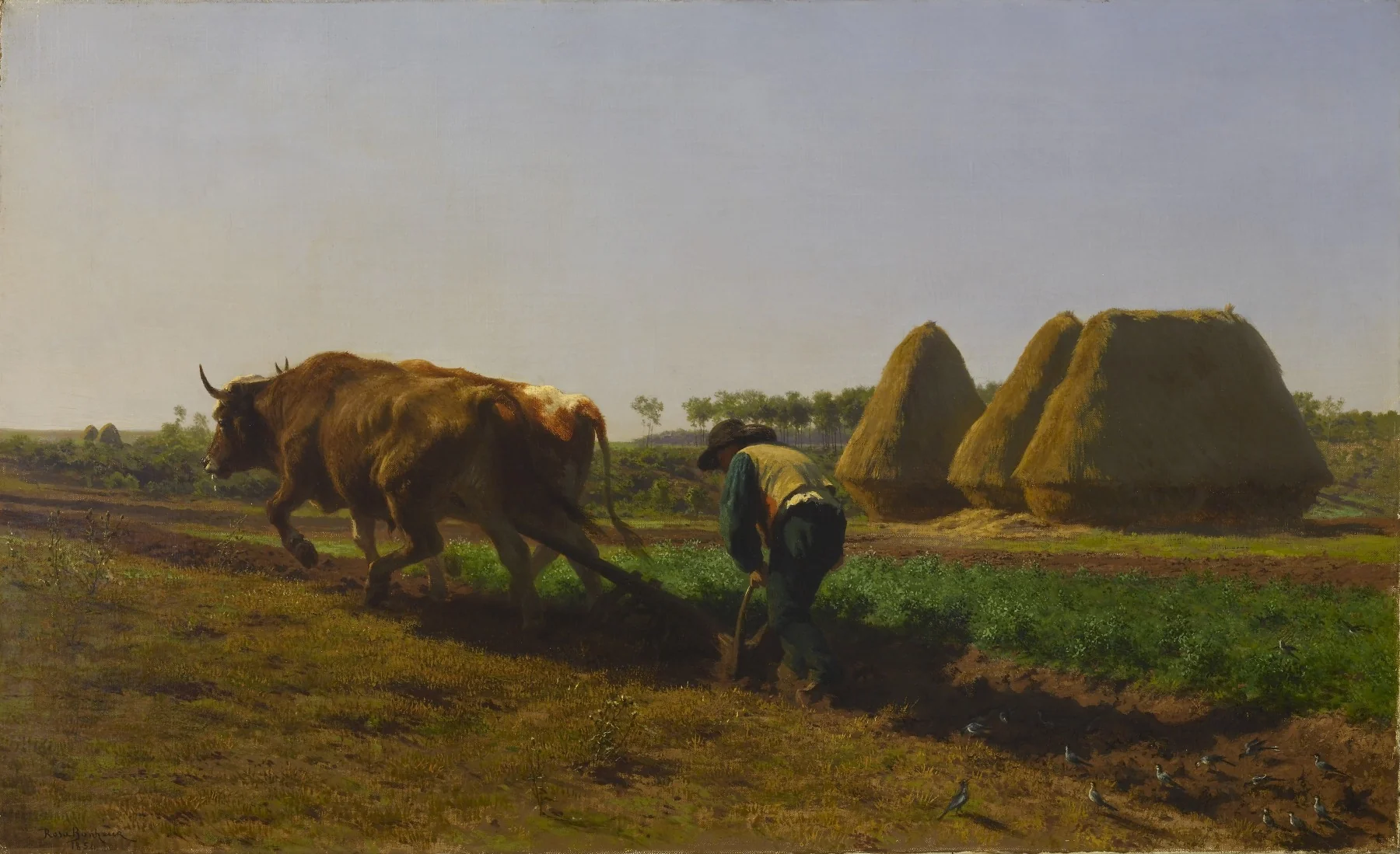 Ploughing Scene, detail