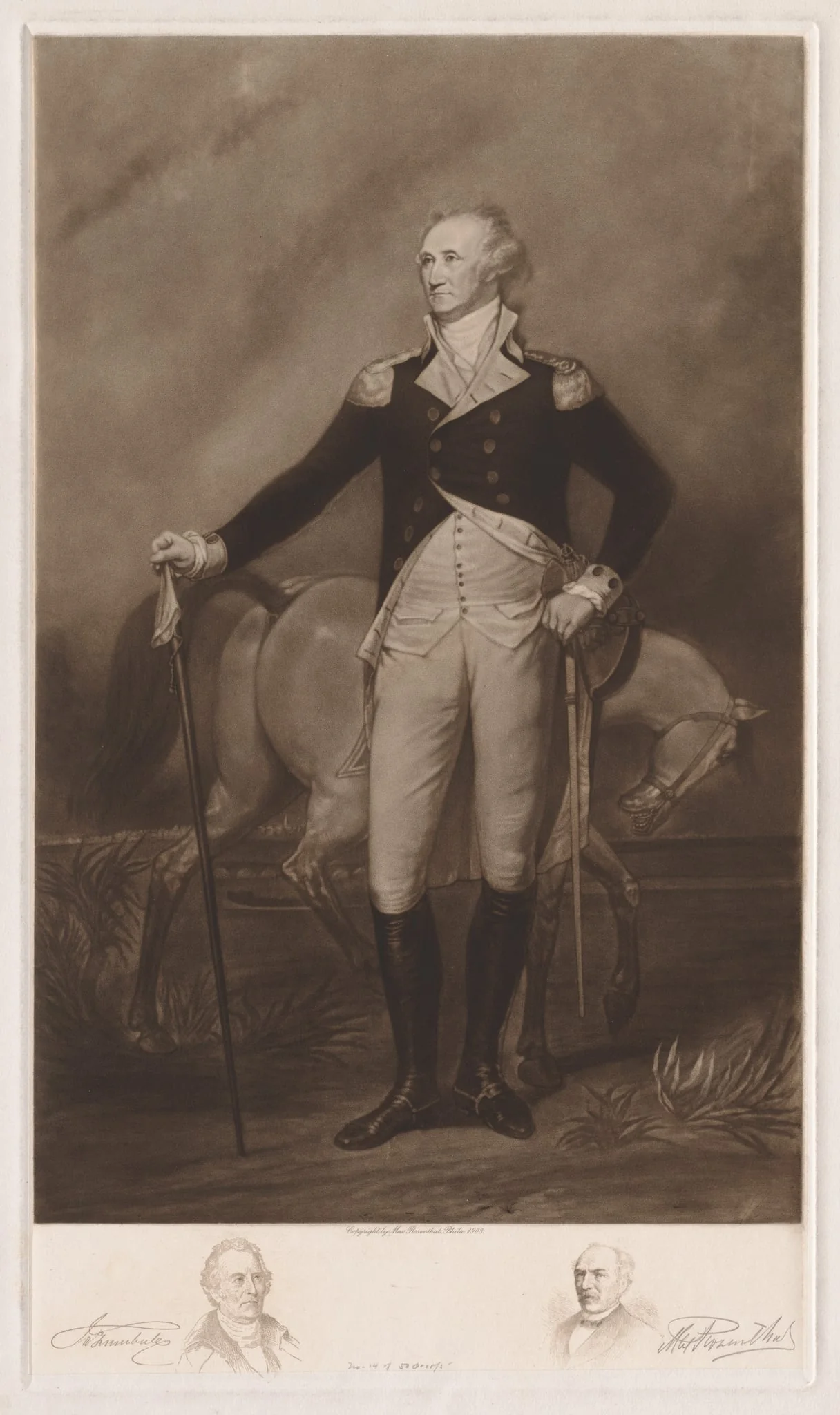 George Washington, detail