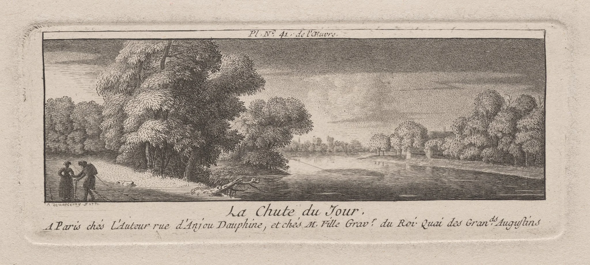 The Close of the Day, detail