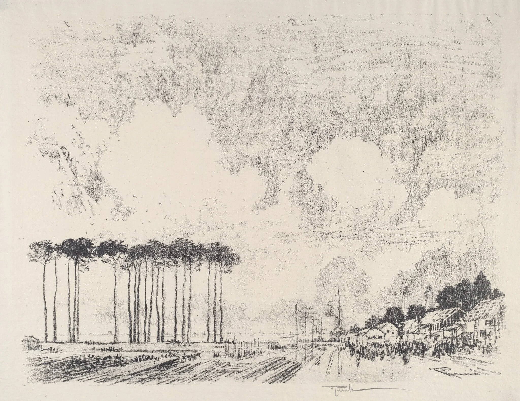 The Embarkation Camp, the Classic Grove, detail
