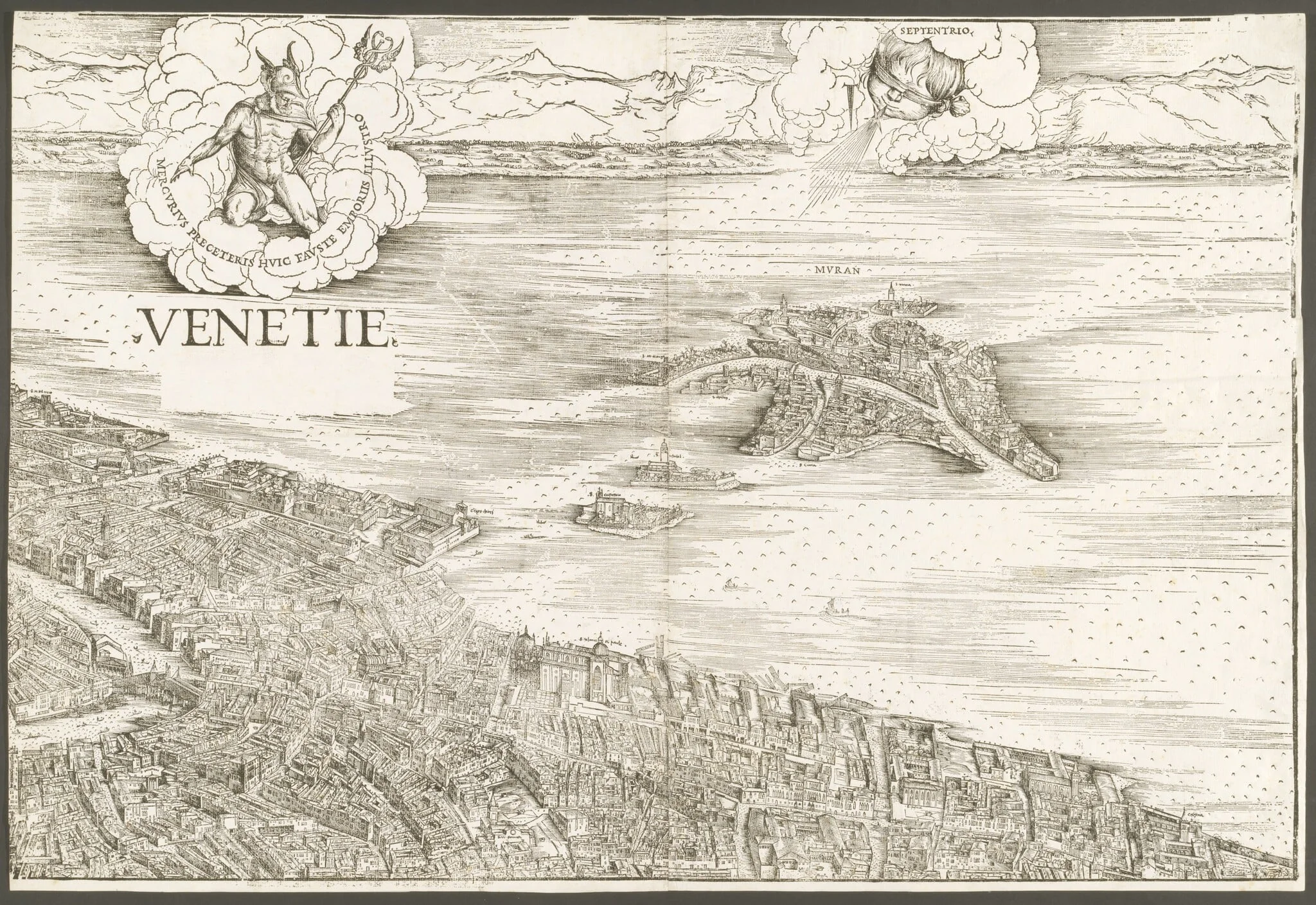 View of Venice [upper center block], detail