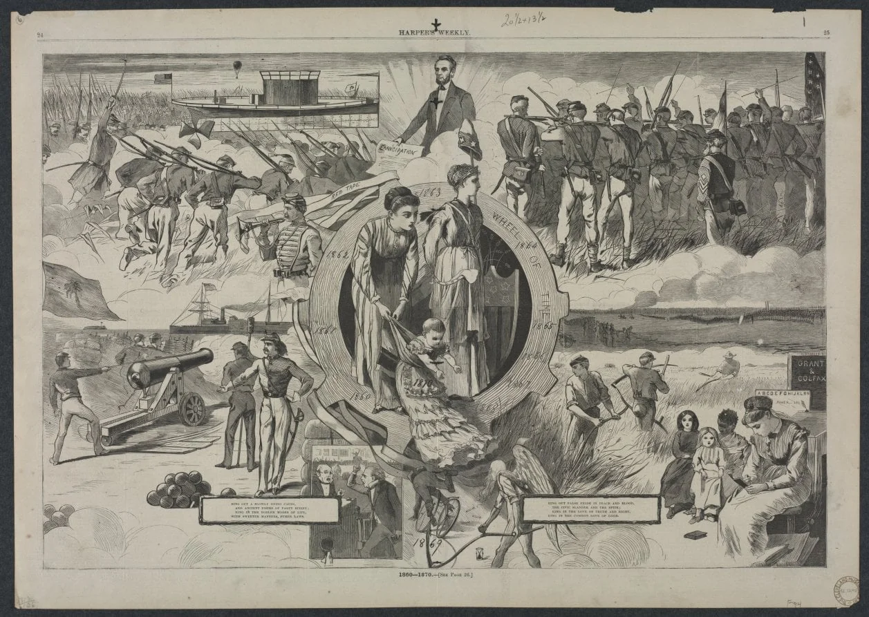 1860 - 1870, detail