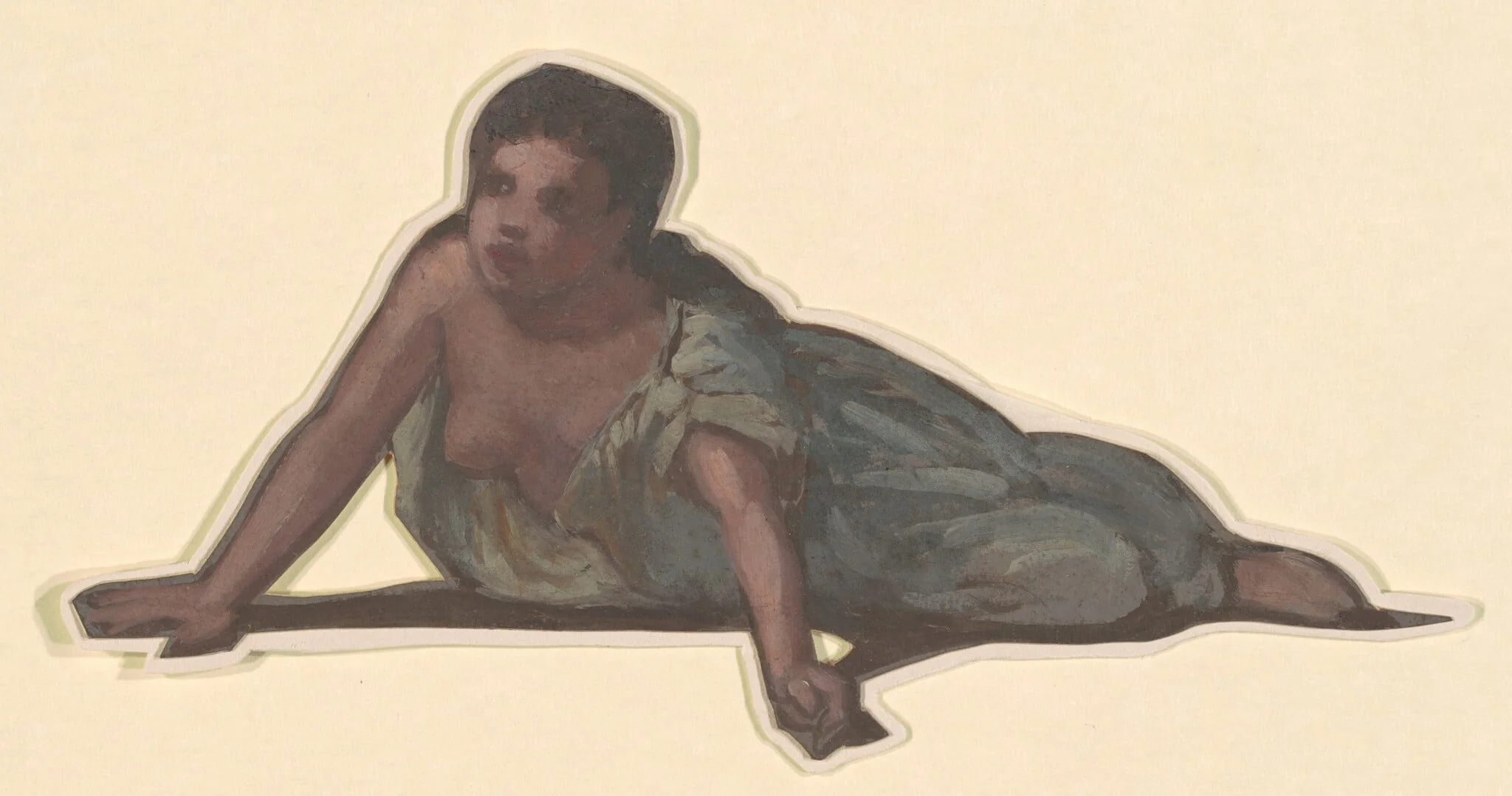 Study for "Greek Girls Bathing", detail