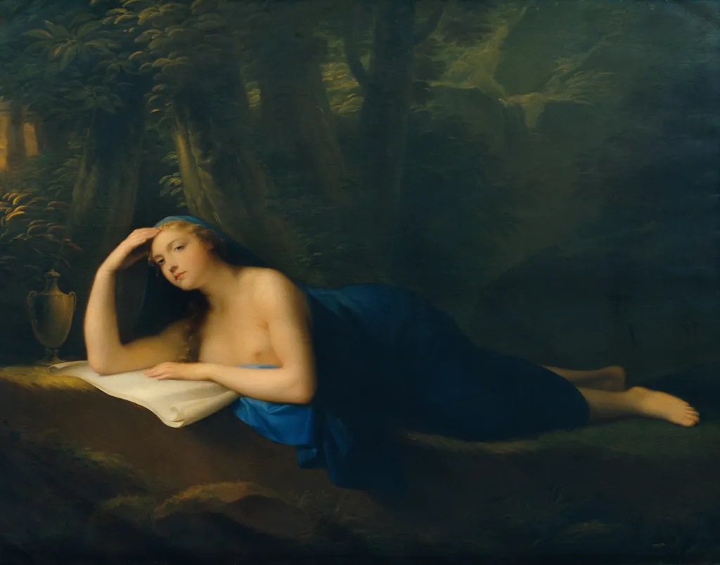 The Penitent Magdalene, by Heinrich Füger, oil, 1810
