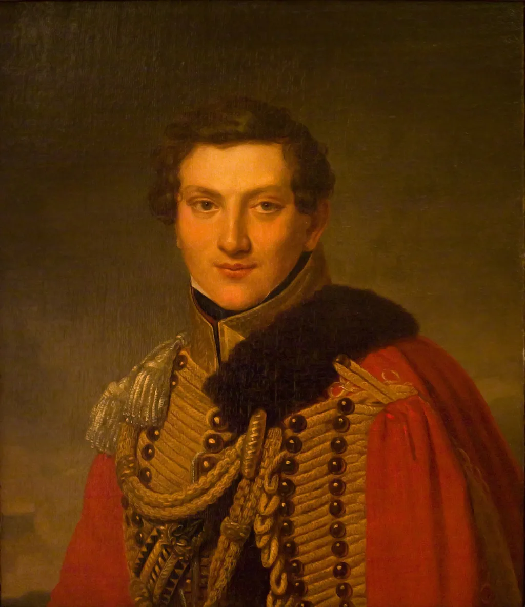 Portrait of V. Lanskoy, by Henri-François Riesener, oil, 1811