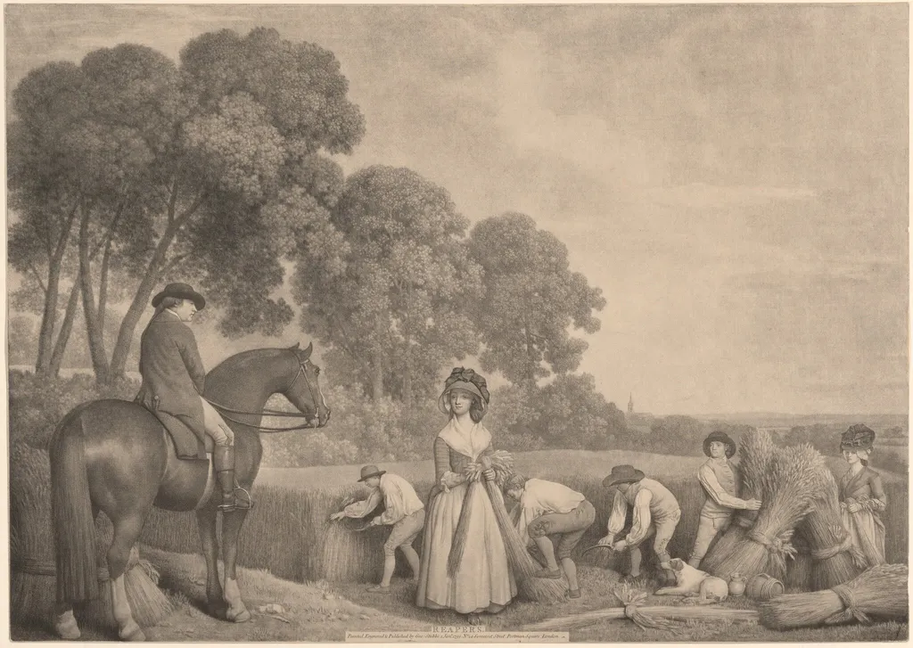 Reapers, by George Stubbs, 1791