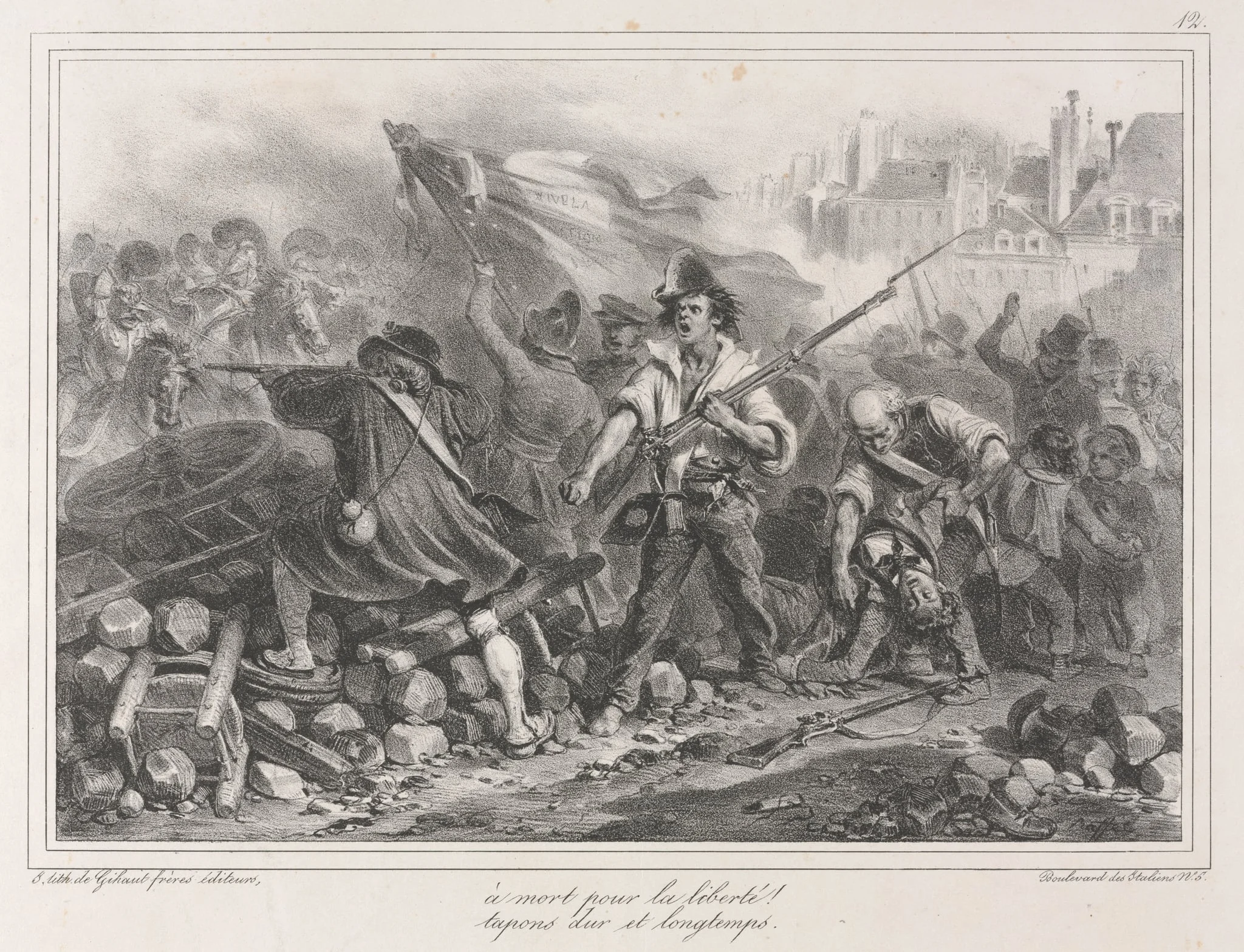 Album of 1831: Freedom or death!, detail