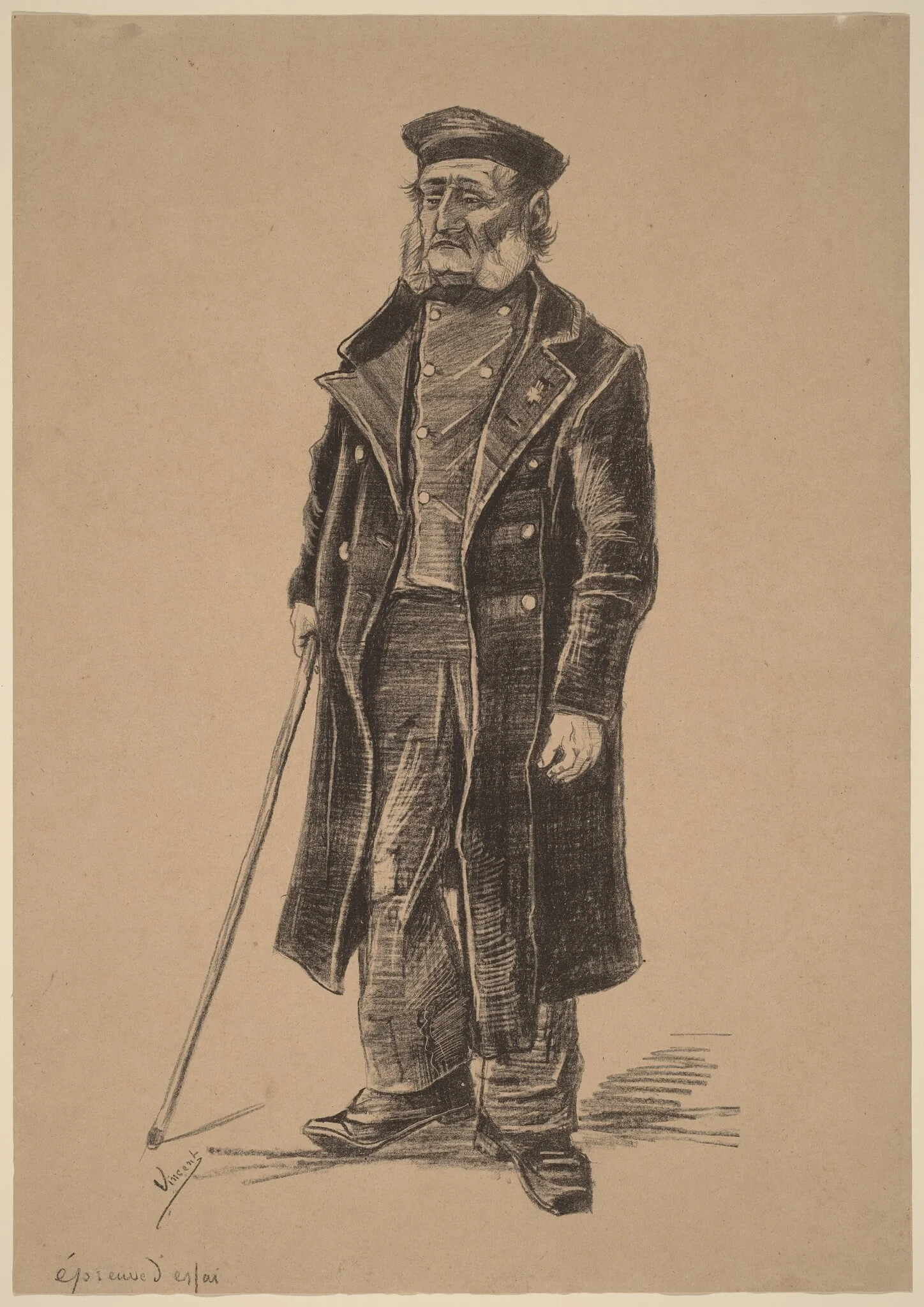 Orphan Man, Standing, detail
