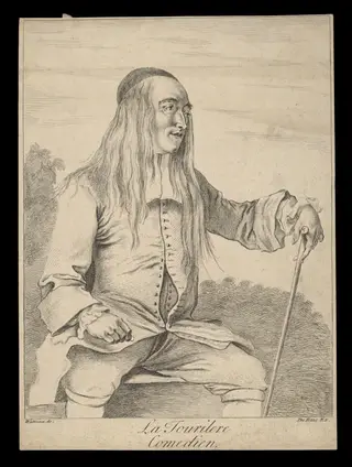 H Beard Print Collection, by Jean-Antoine Watteau, 1650