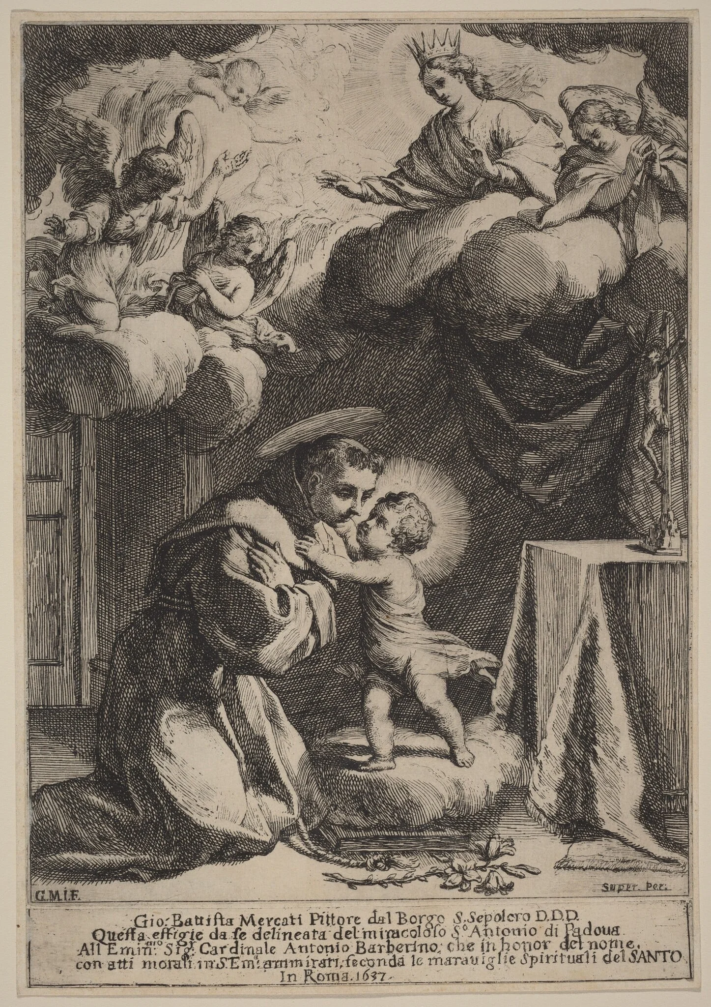 Saint Anthony of Padua, detail