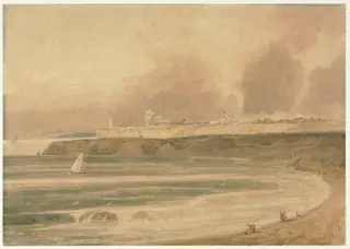 Tynemouth, Northumberland, by Thomas Girtin, 1798