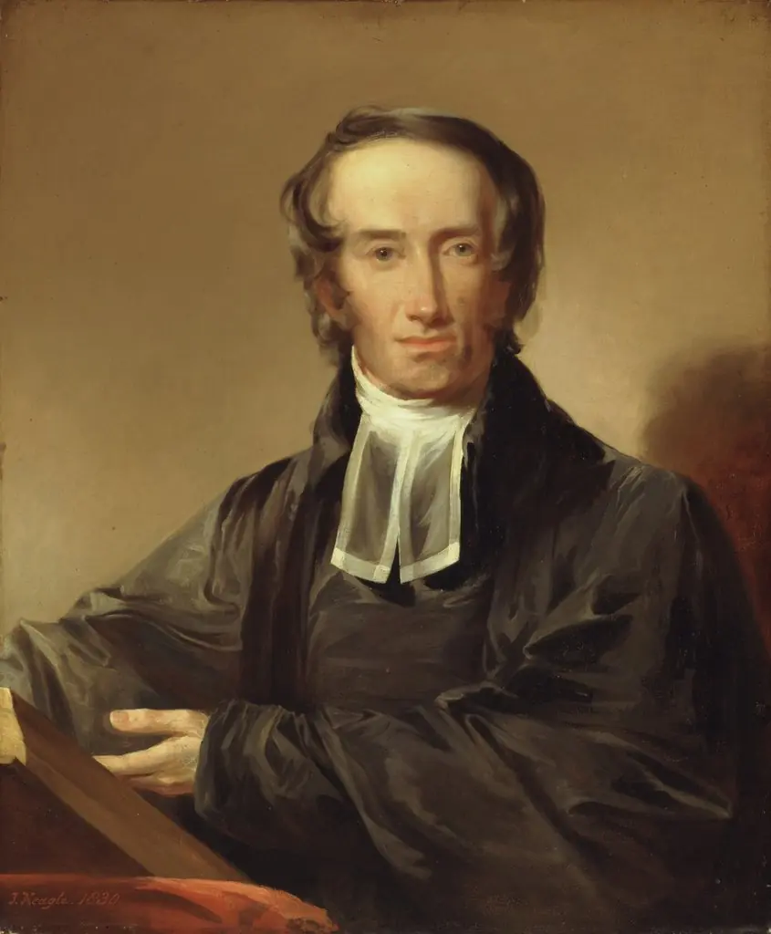 Reverend Gregory Townsend Bedell, by John Neagle, oil, 1830