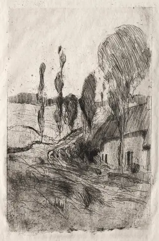 French Landscape, by John Henry Twachtman, 1886