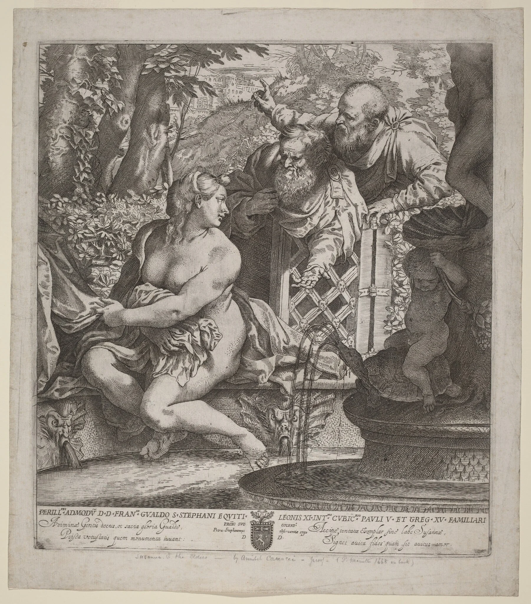 Susanna and the Elders, detail