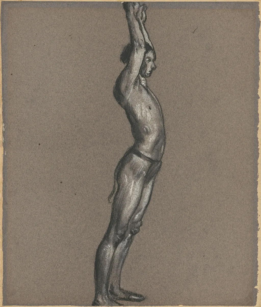 Tahomet, by Arthur B. Davies, charcoal, 1922