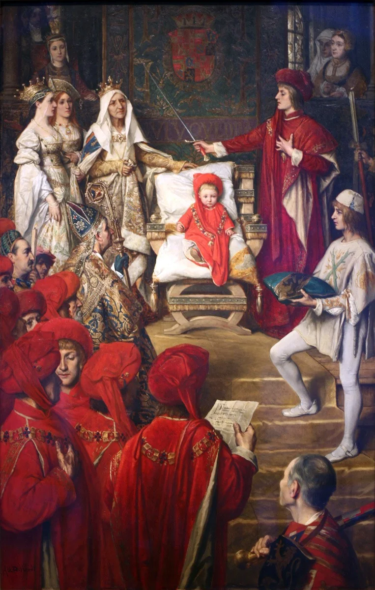 Philip I, the Handsome, Conferring the Order of the Golden Fleece on his Son Charles of Luxembourg, detail