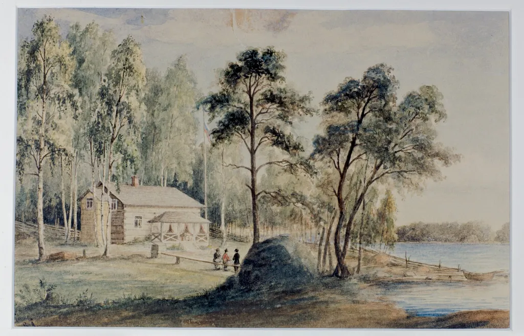 Lauttasaari, Katajaharjunniemi, by Rudolf Åkerblom, 1897