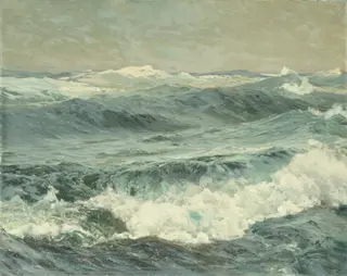 The Roaring Forties, by Frederick Judd Waugh, oil, 1908