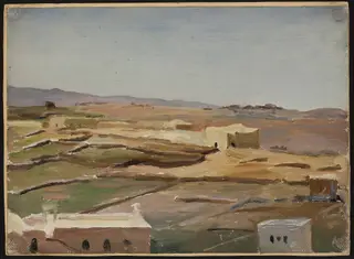 Desert – Ramallah. From the journey to Palestine, by Jan Ciągliński, unspecified, 1901