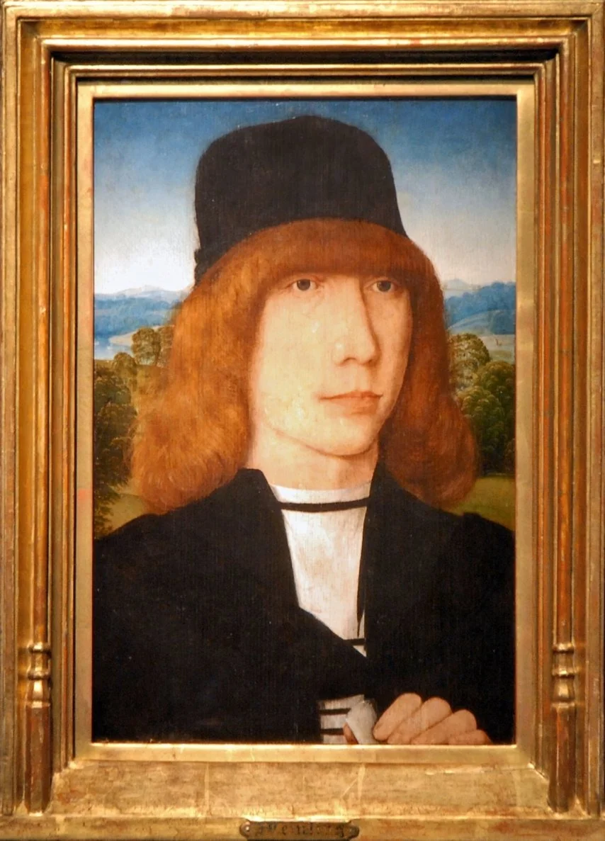 Portrait of a man, detail