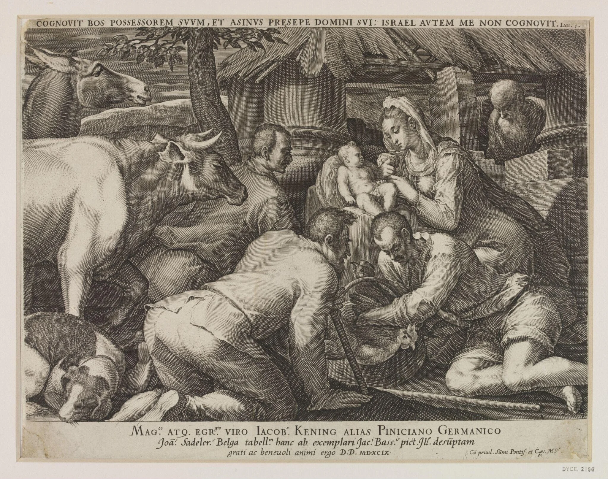 The Nativity and the Adoration of the Shepherds, detail