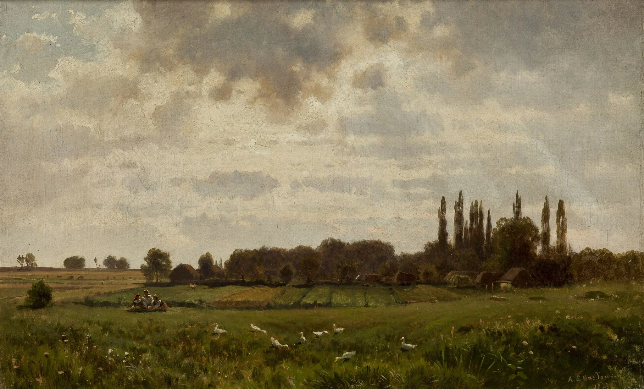 Village Masłowice, detail