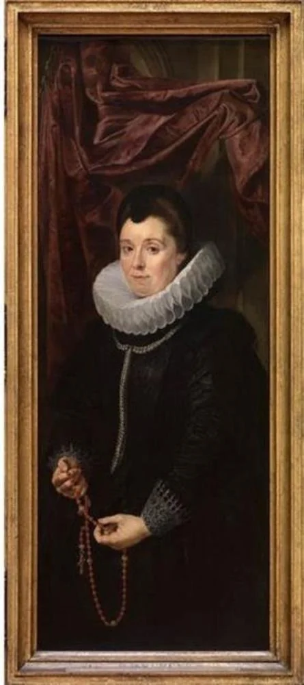 Portrait of Adriana Perez, detail