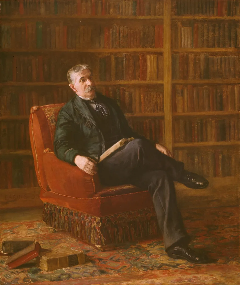 Riter Fitzgerald, by Thomas Eakins, oil, 1898