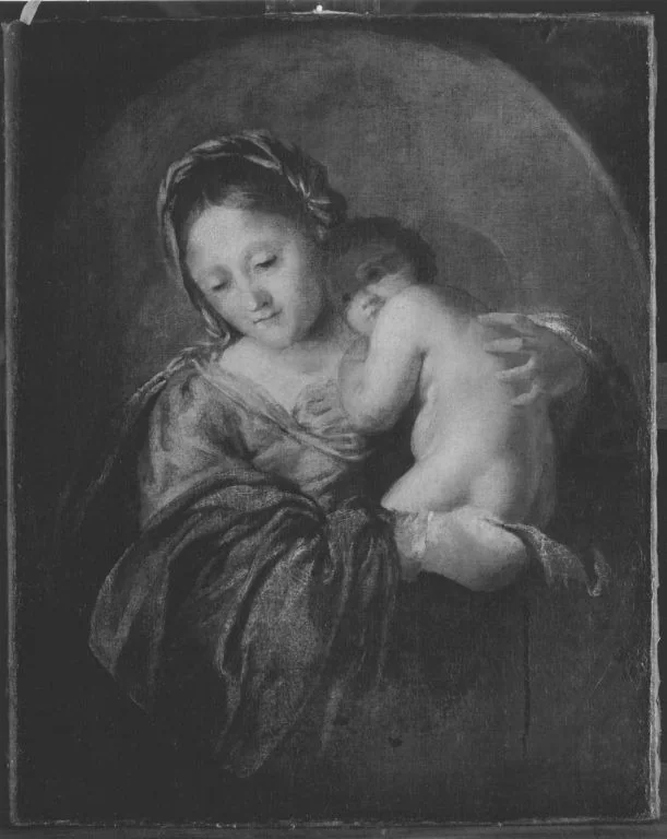 Maria mit Kind, detail