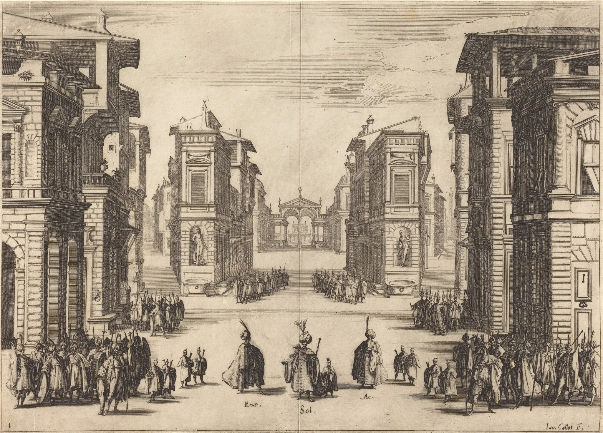 Il Solimano, Act I, detail