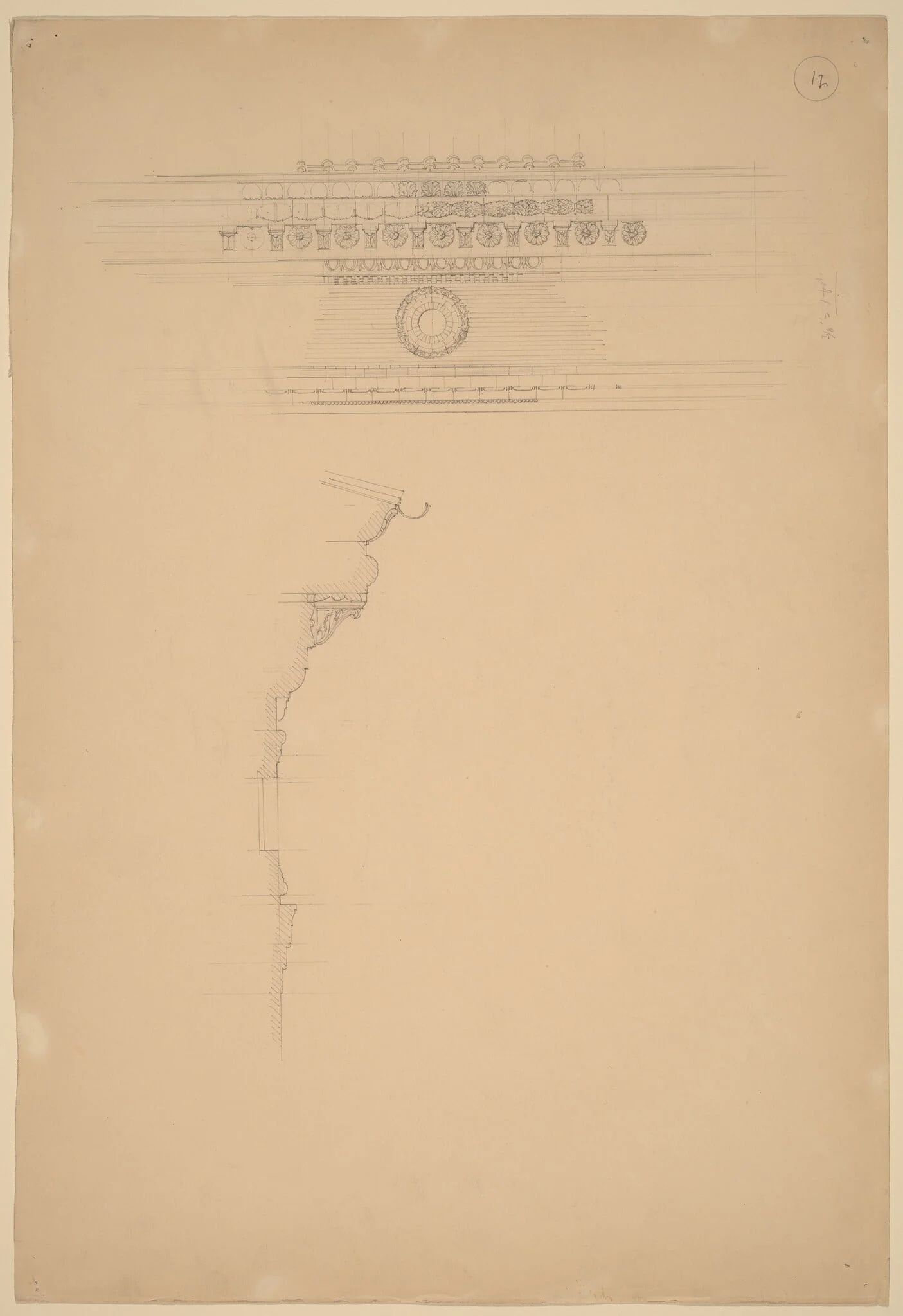 Study of Moldings, detail