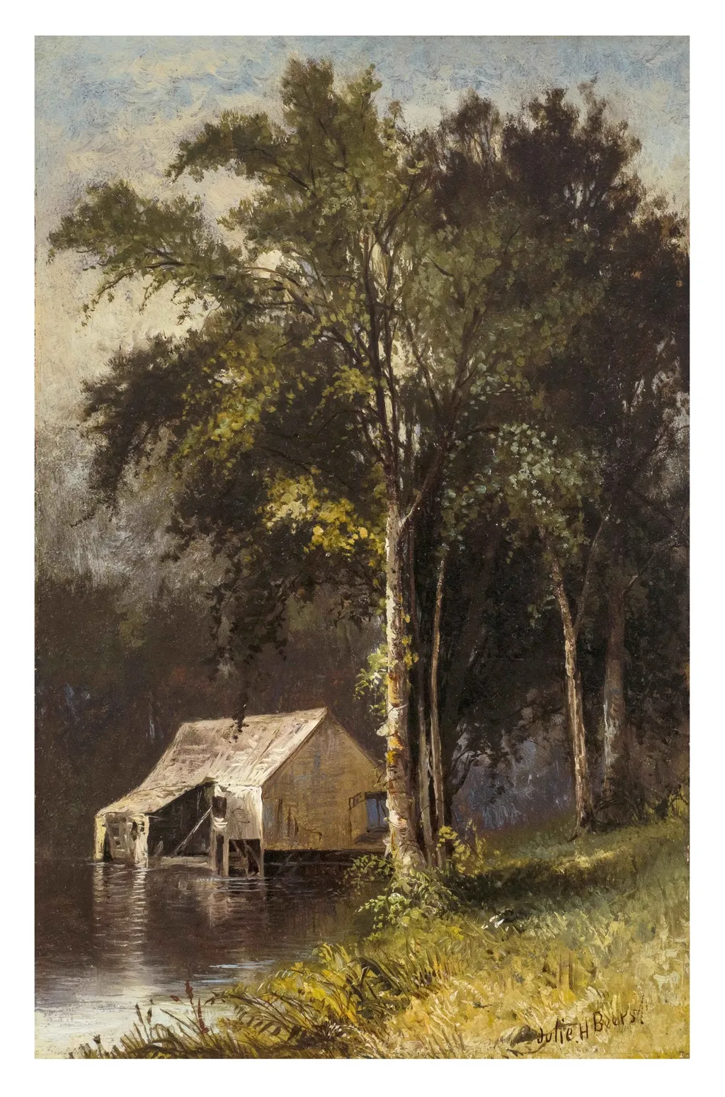 Summer Woodlands, by Julie Hart Beers, unspecified, 1872