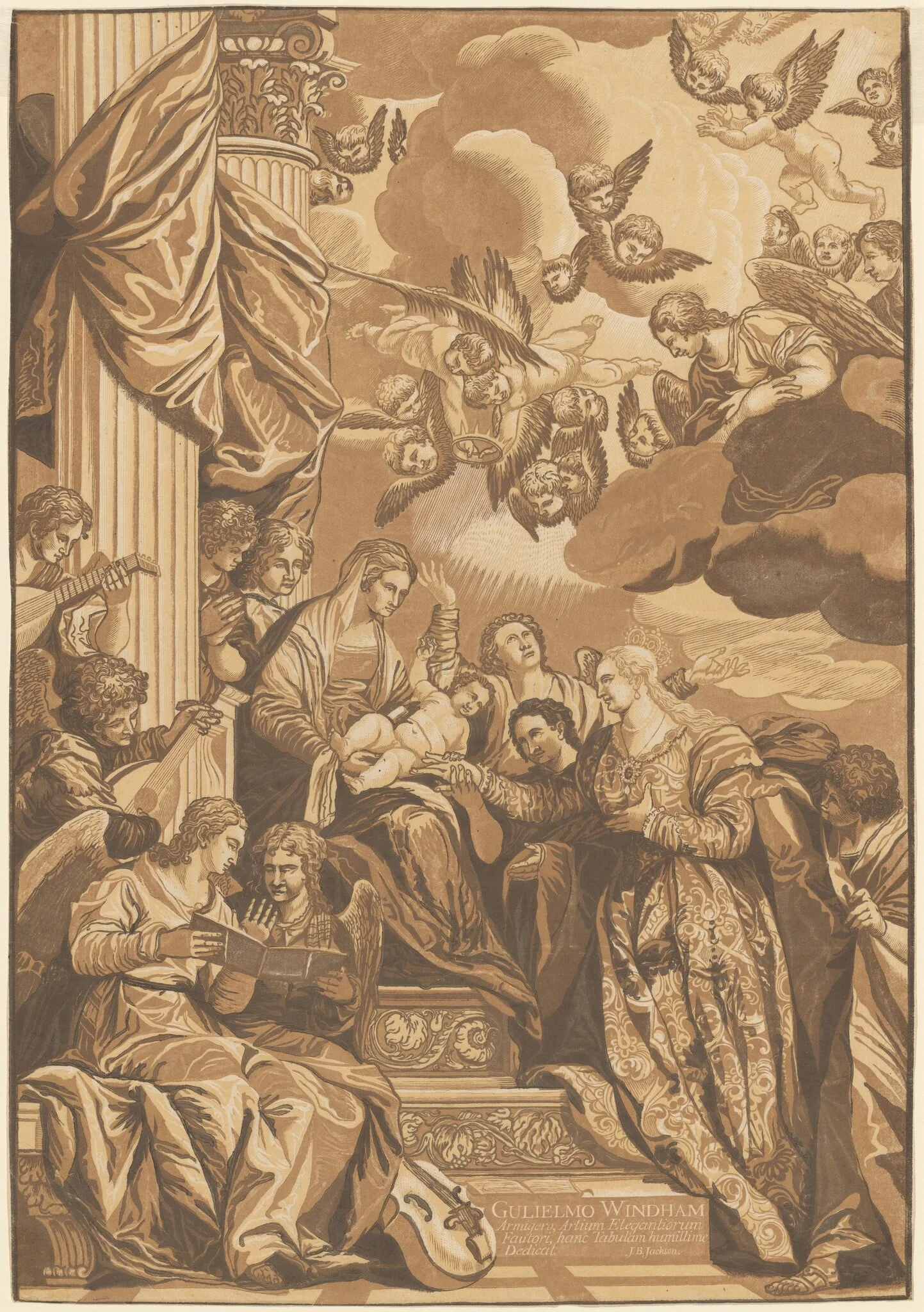 Mystic Marriage of St. Catherine, detail