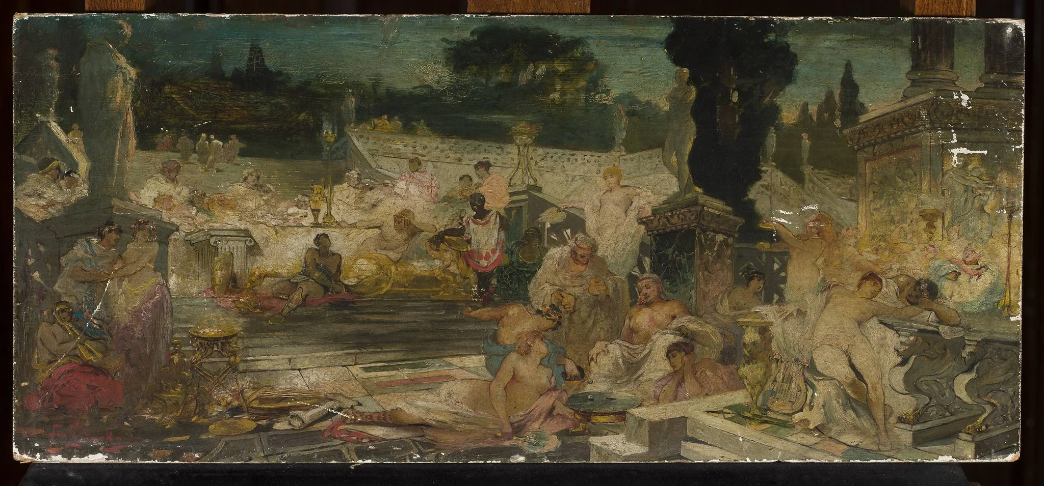 Banquet, detail